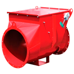 Explosion duct valve